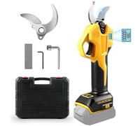 Troncarami a batteria, compatibile con batteria Dewalt da 20 V (senza batteria), cesoie senza spazzole a 2 marce, display digitale, diametro di taglio 30 mm, lame di ricambio e scatola di plastica
