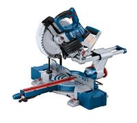 Bosch Professional BITURBO Troncatrice radiale a batteria GCM 18V-254 D (tagli fino a 90 x 305 mm, incl. 1 lama circ., 2 supporti per pezzo in lavorazione, sacco raccoglipolvere, dispos. di serraggio)