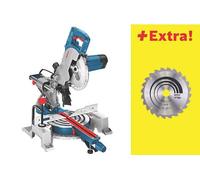 Bosch Professional Troncatrice Radiale GCM 80 SJ (1.400 Watt, Ø Lama: 216 mm, incl. 2x Lame circolari, Chiave a Brugola)