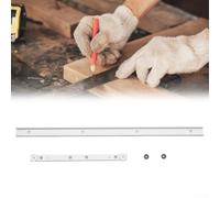 Troncatrice in alluminio con cursore per gli appassionati di lavorazione del legno (binario a T da 600 mm + barra per mitra da 300 mm (binario a T da 600 mm + barra per mitra da 450 mm (rosso)