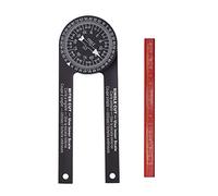 Troncatrice professionale Goniometro Angle Finder Precisione Mitra Angle Finder for falegnami Idraulici Goniometro smusso Lavorazione del legno Strumenti per la lavorazione del legno(Rot)