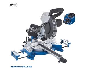 Troncatrice Radiale Batteria 20V 210mm Brushless Scheppach bc-hm216-x