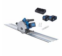 Troncatrice Radiale Batteria 20V Disco 210mm Scheppach set l2 bc-pl60-x