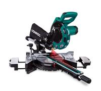 VONROC Troncatrice radiale 2000W, Ø 216mm, laser e LED integrati. Include lama con 40 denti e 2 estensioni da tavolo