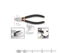 Beta 1080D 45 - Tronchesi a taglienti diagonali rasi manici ricoperti con 2 strati di PVC antiscivolo