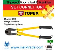 TRONCHESE CESOIA TENAGLIA TAGLIAFILI 450 mm - 01A118 - Qualità TOPEX