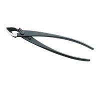 Tronchese concava corta in acciaio inox brunito per taglio rami per bonsai, 180 mm (BC-180-2i/P)