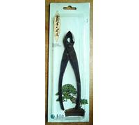 Tronchese concava lunga in acciaio inox brunito per taglio rami per bonsai, 210 mm (BC-210-2i/P)