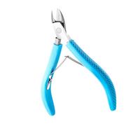 Tronchesino ergonomico per cuticole con manico in gomma Trimmer Strumento Manicure professionale per la cura delle unghie Full Jaw Cutter Manico in gomma Trimmer