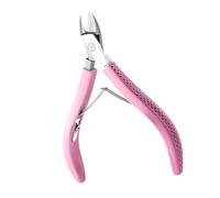 Tronchesino ergonomico per cuticole con manico in gomma Trimmer Strumento Manicure professionale per la cura delle unghie Full Jaw Cutter Manico in gomma Trimmer