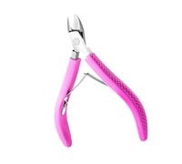 Tronchesino ergonomico per cuticole con manico in gomma Trimmer Strumento professionale per manicure per la cura delle unghie