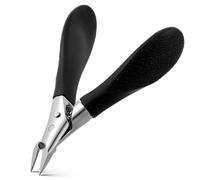 Tronchesino professionale per cuticole in acciaio inox con manico in silicone per la cura delle unghie di qualità professionale tagliacuticole di precisione e tronchesi per unghie per manicure e