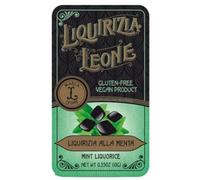 Tronchetti di Liquirizia Pastiglie Leone Gusto Menta Espositore 24 x 10 g Senza Glutine