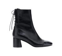 Tronchetti stivaletti CAFèNOIR donna allacciatura retro LB9015 nero