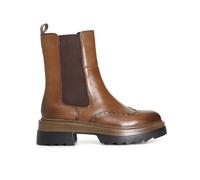 TRONCHETTO IN PELLE ELASTICO CON FORATURE ALL'INGLESE IN PUNTA