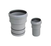 Valsir Tronchetto PP Riduzione al PVC Diam. F 110 x M 100 Lungh. 90
