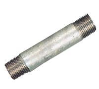 TRONCHETTO ZINCATO 2 FILETTI 1"X10 ART 532 PZ 10