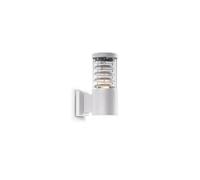 Applique Moderna Tronco Alluminio Bianco 1 Luce E27