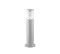 Piantana-Palo Da Esterno Moderna Tronco Alluminio Grigio 1 Luce E27 H40Cm