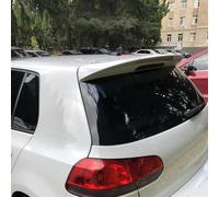 Tronco Spoiler ABS Di Plastica Posteriore Tronco Tetto Ala Non Verniciato Primer Spoiler Posteriore Per VW Per Golf 6 2010 2011 2012 2013 Ala Dello Spoiler(Bianco)