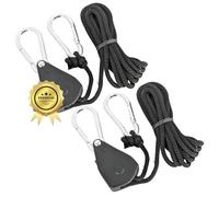 TronicXL 2 X Premium Grow sospensione per Growbox completo lampade/filtro al carbone attivo corda cricchetto per Sanlight EVO Mars Hydro Viparspectra lampada da appendere