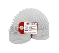 tronicxl asciugatrice accessori in PVC Tubo di scarico 100 mm 3 m per asciugatrice impianto aria condizionata ecc