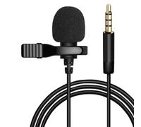TronicXL Jack da 3,5 mm Lavalier, Microfono per Smartphone, Cellulare, Telefono, Fotocamera, Videocamera, Laptop, Intervista, Video Live Streaming