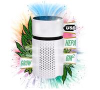 TronicXL Mini purificatore d'aria filtro Hepa per Growbox Grow Grower Tenda Tende Scatole Armadio Ventilatore con Filtro Ricircolo Aria Accessori