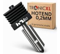 TronicXL P2S H2S H2D Hotend con ugello 1:1, adatto per stampante 3D Bambu Lab (0,2 mm)