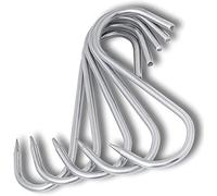 TronicXL Premium - Gancio a S in acciaio inox, 200 mm x 10 mm, per macellaio e affumicatore