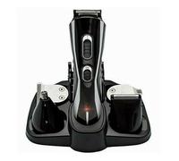 TronicXL Set di tagliacapelli a batteria premium + tagliacapelli per naso + accessori + base base statina di carica