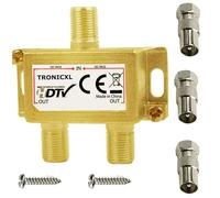 TronicXL - Splitter a 2 uscite per TV DVBC per Unitymedia, Splitter Unicable