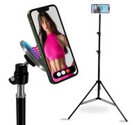 TronicXL Treppiede per cellulare grande 210 cm con magnete I compatibile con Apple Magsafe iPhone Samsung Smartphone Tripod Treppiede per fotocamera alto 2 m testa sferica magnetica