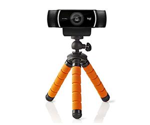 TronicXL Tripod 13cm Mini Treppiede per Webcam compatibile con Logitech C920 Brio 4K C925e C922x C922 C930e C930 C615 Fotocamera Microsoft Lifecam Studio Zoom Call Home Office Tavolo Stand Aukey