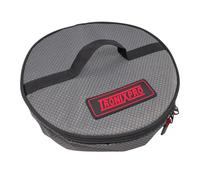 Tronix Pro Bucket Cool Bag Grigio Nero | Borsa rotonda per esche da pesca in mare | Forma adatta a secchiello | Esche refrigerate o congelate | Imbottita | Fodera in alluminio | Chiusura con zip |