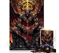 Trono del Signore Infernale - Puzzle da 1000 pezzi per ragazzi - Gioco di allenamento mentale - Tempo di condivisione - Taglio di precisione - Pezzo da collezione 38x52cm