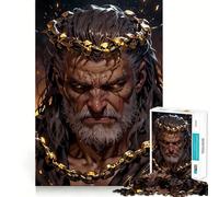 Trono delle Catene - Puzzle di The Fallen King's Wrath per ragazzi, 1000 pezzi, gioco stimolante, rilassante, taglio liscio, 38x26cm