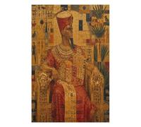 Trono d'oro della regina egiziana Puzzle 1000 Pezzi in Legno