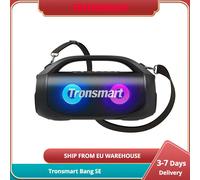 Tronsmart Bang SE Cassa Bluetooth 5.3 40W, Altoparlante Potente Portatile, Luce LED e Suono Stereo, 24 Ore di Riproduzione, Waterproof IPX6 con Powerbank, con AUX e TF