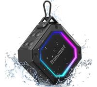 Tronsmart Groove 2 Altoparlante Bluetooth portatile con bassi profondi, altoparlante impermeabile IPX7 con luce RGB, Bluetooth 5.3, 18 ore di riproduzione, AUX, scheda TF per doccia, all'aperto,