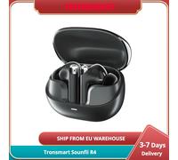 Tronsmart Sounfii R4 TWS ENC Call Noise Reduction Earmphones 28H Playtimes BT 5.3 IPX4 Rating Quad-Mic Call riduzione del rumore Sounfii R4-White