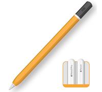 TRONWIN Custodia per Apple Pencil Pro, custodia con design classico a matita, custodia in silicone per Apple Pencil di seconda generazione, impugnatura perfetta per Apple Pencil Pro (giallo)