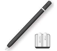 TRONWIN Custodia protettiva in silicone per Apple Pencil Pro e seconda generazione, compatibile con Apple Pencil di seconda generazione (nero)