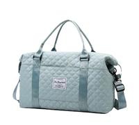 TROONZ Borsone da viaggio, borsa sportiva da palestra, borsa da fine settimana per donne, bagaglio leggero sotto il sedile, viaggi di volo durante la notte, borsa impermeabile per le vacanze, Blu