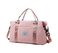 TROONZ Borsone da viaggio, borsa sportiva da palestra, borsa da fine settimana per donne, bagaglio leggero sotto il sedile, viaggi di volo durante la notte, borsa impermeabile per le vacanze, rosa,