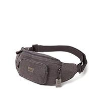 Troop London TRP0244 Classic Canvas Waist Bag - Black