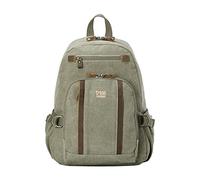 Troop London TRP0256 Classic Canvas Backpack - Medium - Khaki