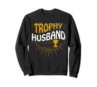 Trophy Husband Cool Father Or Dad Funny Husband Anniversary Felpa