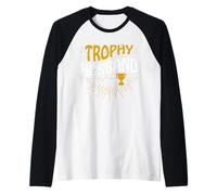 Trophy Husband Cool Father Or Dad Funny Husband Anniversary Maglia con Maniche Raglan