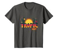 Tropic Come Il Suo Caldo Estate Divertente Ananas Sole, hawaiani Maglietta, Bambini, Asfalto, 2 Anni